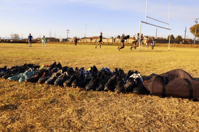 The donation of rugby balls and boots were delivered through a long-standing partnership, Project Zulu.