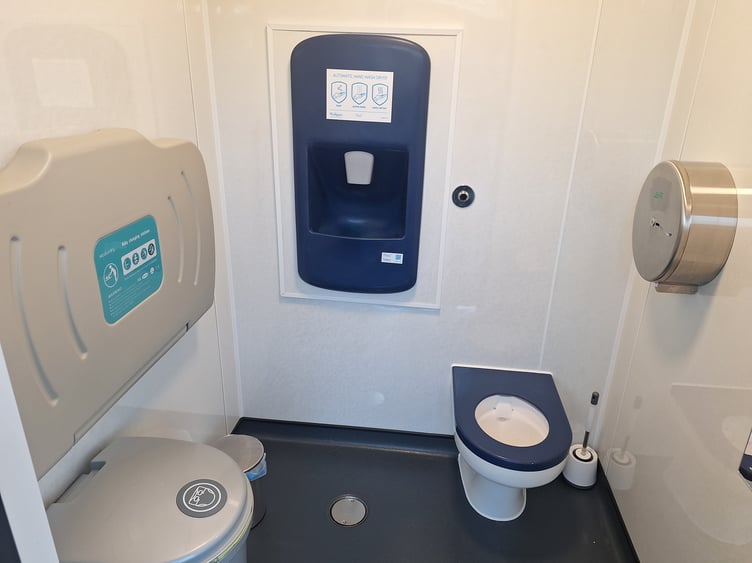 Wellington's £220,000 new public conveniences are back in business after being closed for a week to unblock a drain.
