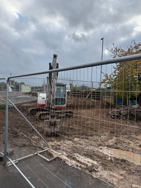 Groundworks have begun on the site of the new Blackdown Children’s Baby Hub.