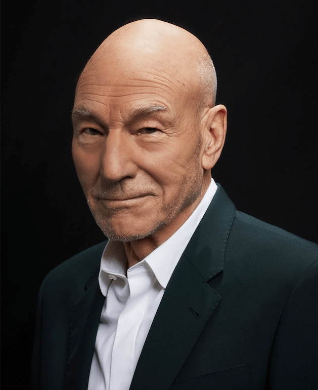 The late Sir Patrick Stewart.