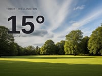 Wellington: partly cloudy, high of 15°C